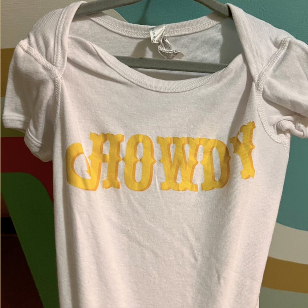 2 for $20 || "Howdy" Baby Onesie 24mo NWOT